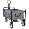 vidaXL Chariot &agrave; Main Pliable Gris 94 x 53 x 99 cm Tissu Oxford