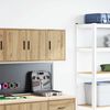 vidaXL Armoire murale de garage ch&ecirc;ne artisanal bois d'ing&eacute;nierie