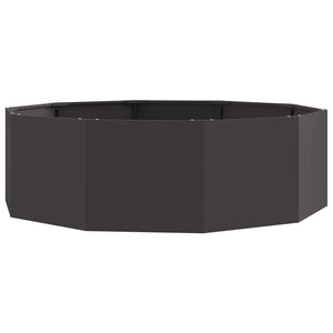 vidaXL Jardini&egrave;re Noir 120 x 120 x 35 cm Acier
