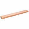 vidaXL &Eacute;tag&egrave;re murale marron clair 80x10x4 cm bois ch&ecirc;ne massif trait&eacute;