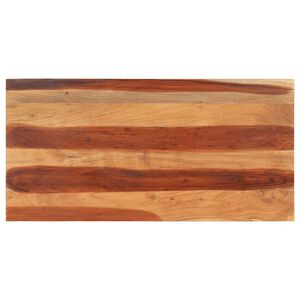 vidaXL Dessus de table 120x60x(2,5-2,7) cm Bois massif d'acacia