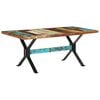 vidaXL Table de salle &agrave; manger 180x90x76cm Bois de r&eacute;cup&eacute;ration solide