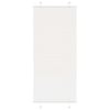 vidaXL Store pliss&eacute; blanc 85x200 cm largeur du tissu 84,4 cm polyester