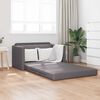 vidaXL Canap&eacute;-Lit 110cm Gris Simili cuir