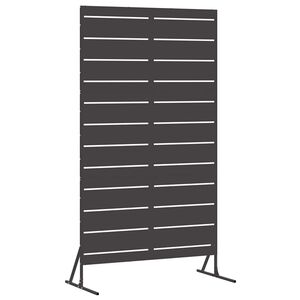 vidaXL &Eacute;cran de confidentialit&eacute; 100 x 50 x 180 cm Acier Noir
