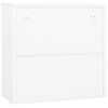 vidaXL Armoire de bureau Blanc 90x40x90 cm Acier
