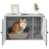vidaXL Maison pour chat Gris Sonoma 85 x 55 x 50 cm Bois d'ing&eacute;nierie