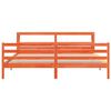 vidaXL Cadre de lit sans matelas cire marron 180x200cm bois pin massif