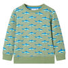 Sweatshirt pour enfants kaki clair 116