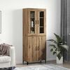 vidaXL Haut Armoire 2 pcs Ch&ecirc;ne artisanal Bois d'ing&eacute;nierie
