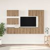 vidaXL Ensemble meuble TV 6 pcs Ch&ecirc;ne artisanal Bois d'ing&eacute;nierie