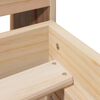 vidaXL Cadre de lit sans matelas 135x190 cm bois de pin massif