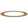 vidaXL adapt&eacute; pour anneau d'arbre plat Marron &Oslash;90 / 120 cm