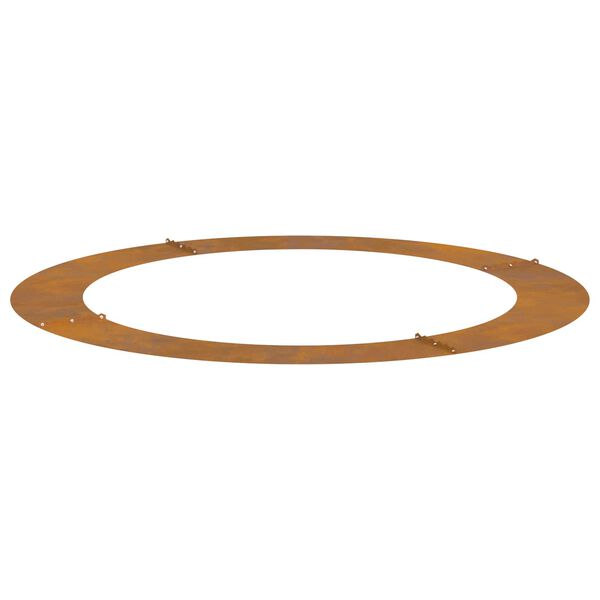 vidaXL adapt&eacute; pour anneau d'arbre plat Marron &Oslash;90 / 120 cm