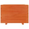 vidaXL Jardini&egrave;re cire marron 70x40x49,5 cm bois de pin massif