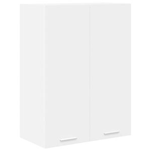 vidaXL Armoire suspendue Blanc 60 x 31 x 80 cm Bois d'ing&eacute;nierie