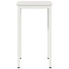 vidaXL Table de bar Blanc 60 x 60 x 105 cm Bois de pin massif