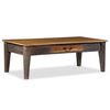 vidaXL Table basse Bois massif Vintage 118x60x40 cm