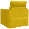 vidaXL Canap&eacute;-Lit 60cm Jaune fonc&eacute; Velours