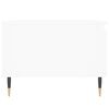 vidaXL Table basse Blanc 90x50x36,5 cm Bois d'ing&eacute;nierie