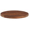 vidaXL Dessus de table &Oslash; 60x3,8 cm rond bois massif de r&eacute;cup&eacute;ration