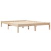 vidaXL Lit bibliothèque sans matelas 140x190 cm bois de pin massif