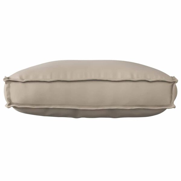 vidaXL Coussin Taupe 70 x 40 x 12 cm Tissu Oxford