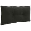 vidaXL Coussin de dos PUTTEN 100 % polyester Noir 70 x 40 x 10 cm