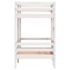 vidaXL Lit superposé sans matelas blanc 90x190 cm bois de pin massif