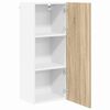 vidaXL Armoire suspendue avec stockage Ch&ecirc;ne Sonoma 40 x 31 x 100 cm