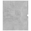 vidaXL Armoire d'évier Gris béton 100x38,5x45 cm Bois d'ingénierie