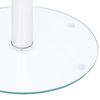 vidaXL Table basse Transparent 40 cm Verre tremp&eacute;