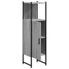 vidaXL Armoire de salle de bain sonoma gris 33x33x120,5 cm