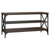 vidaXL Meuble TV Ch&ecirc;ne marron 100x40x50 cm Bois d'ing&eacute;nierie