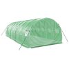 vidaXL Serre avec cadre en acier vert 24 m² 8x3x2 m