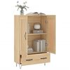 vidaXL Buffet haut ch&ecirc;ne sonoma 69,5x31x115 cm bois d'ing&eacute;nierie