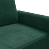 vidaXL Fauteuil Vert fonc&eacute; 60 cm Velours