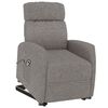 vidaXL Fauteuil Taupe Tissu