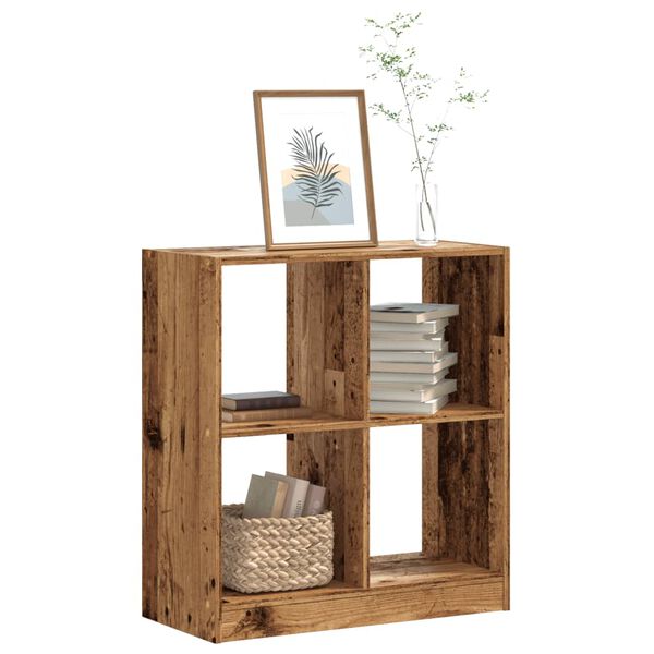 vidaXL Bibliothèque vieux bois 68,5x32x75 cm bois d'ingénierie