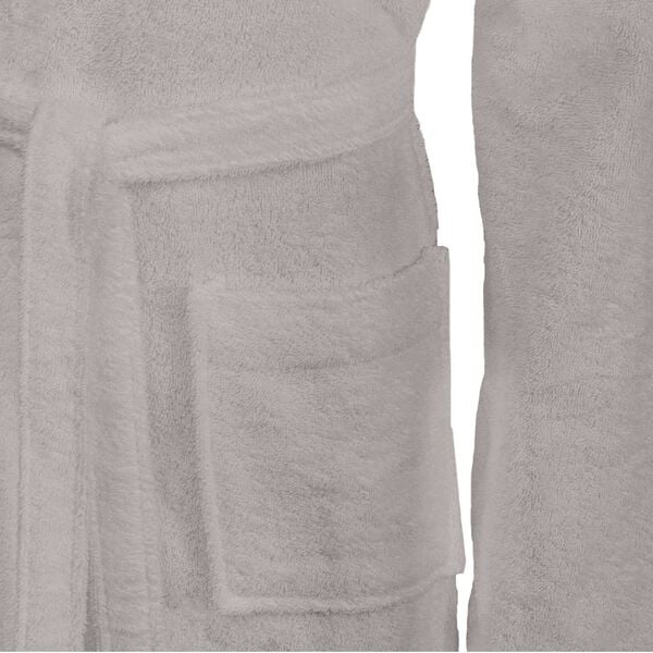 vidaXL Peignoir KINN Gris XL Coton