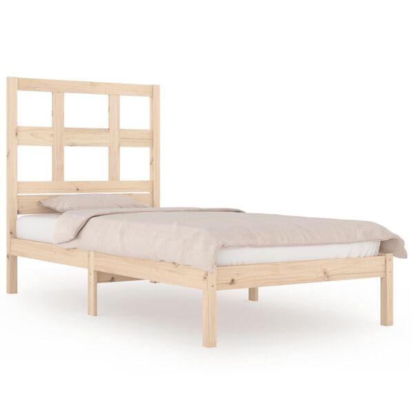vidaXL Cadre de lit sans matelas 90x190 cm bois de pin massif