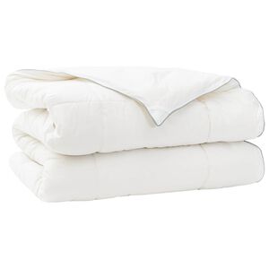 vidaXL Couette 135x200 cm 4 saisons 300 GSM Laine australienne Blanc