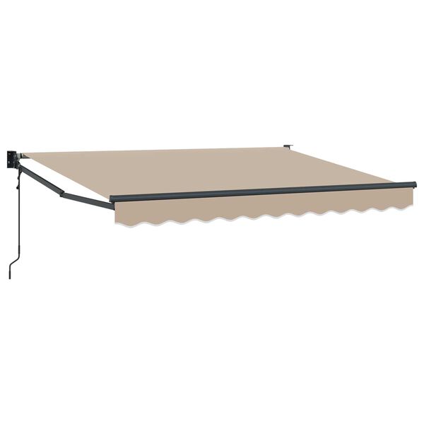 vidaXL Auvent r&eacute;tractable &eacute;lectrique Beige 2,5 x 2 m