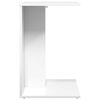 vidaXL Table d'appoint Blanc 45 x 40 x 62,5 cm Bois d'ing&eacute;nierie