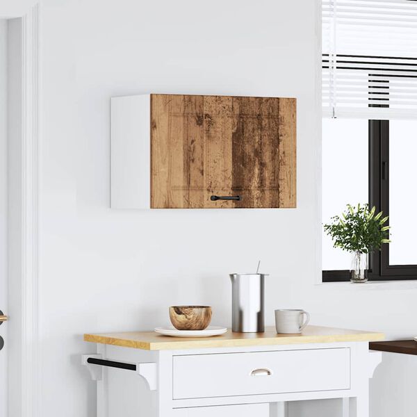 vidaXL Armoire murale de cuisine Lucca vieux bois bois ingénierie