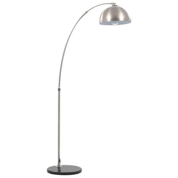 vidaXL Lampe à arc 60 W Argenté E27 170 cm