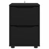 vidaXL Armoire de rangement Noir 40 x 48 x 57 cm Bois d'ing&eacute;nierie