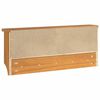 vidaXL Porte-manteau mural SANDNES 87x12x35 cm bois massif pin