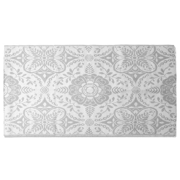 vidaXL Tapis d'ext&eacute;rieur ARAKIL Gris clair 160x230 cm PP