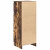 vidaXL Buffet chêne fumé 37,5x35x99 cm bois d'ingénierie